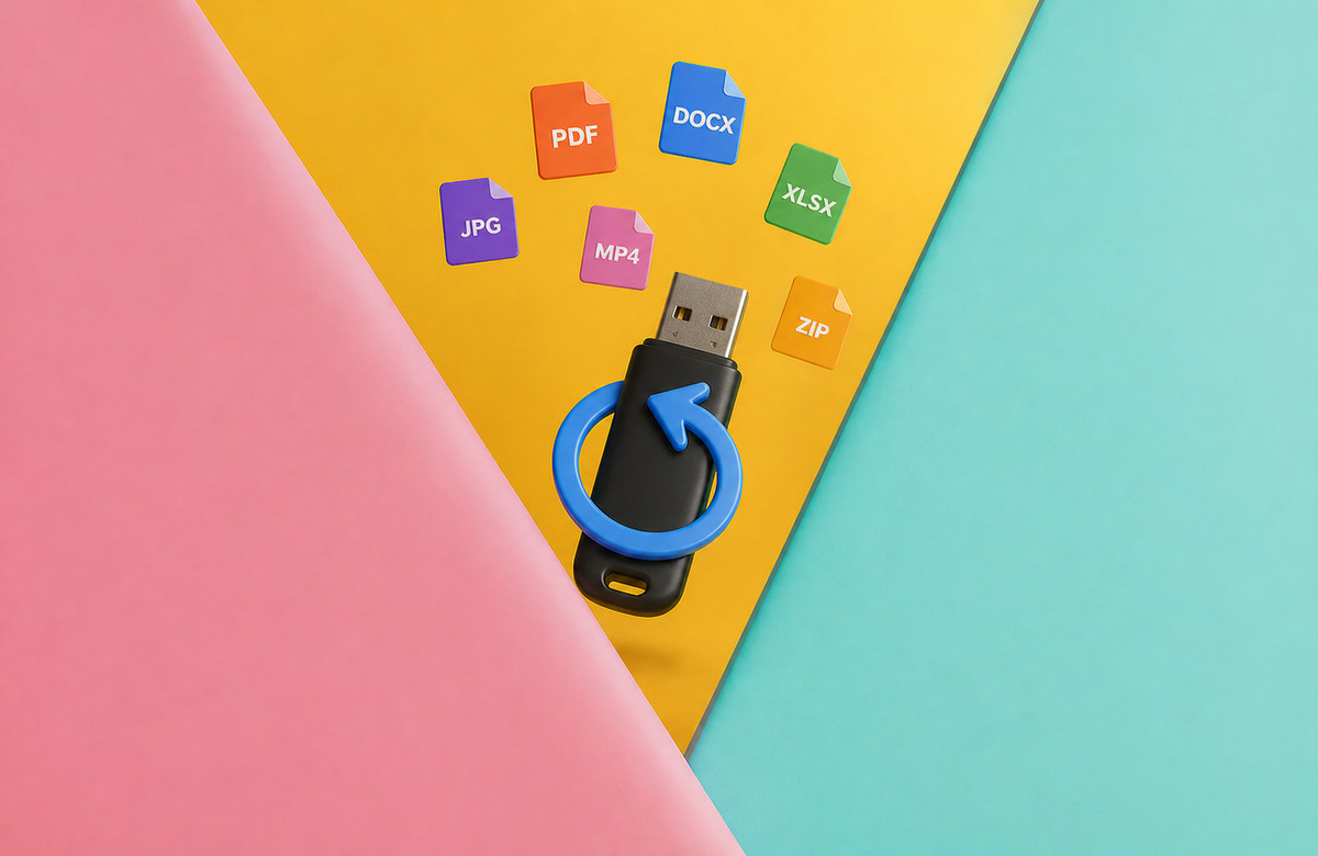 Récupérer les données d'une clé USB formatée