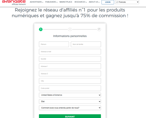 S'inscrire au programme d'affiliation RecoveryFox