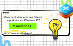 Récupérer les fichiers supprimés sous Windows 11