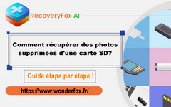 Récupérer les photos supprimées d'une carte SD