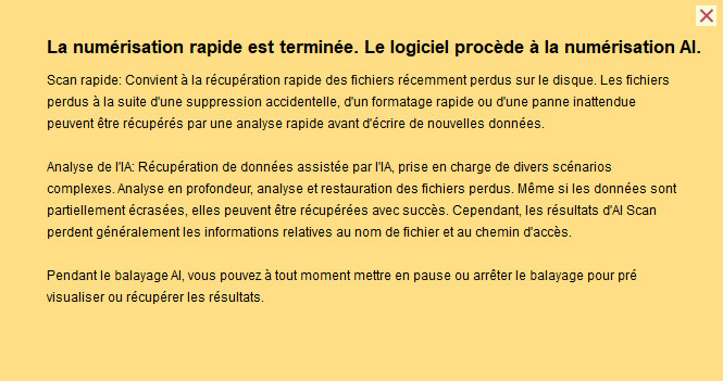 Analyse rapide et Analyse IA