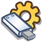 Clé USB repartitionnée